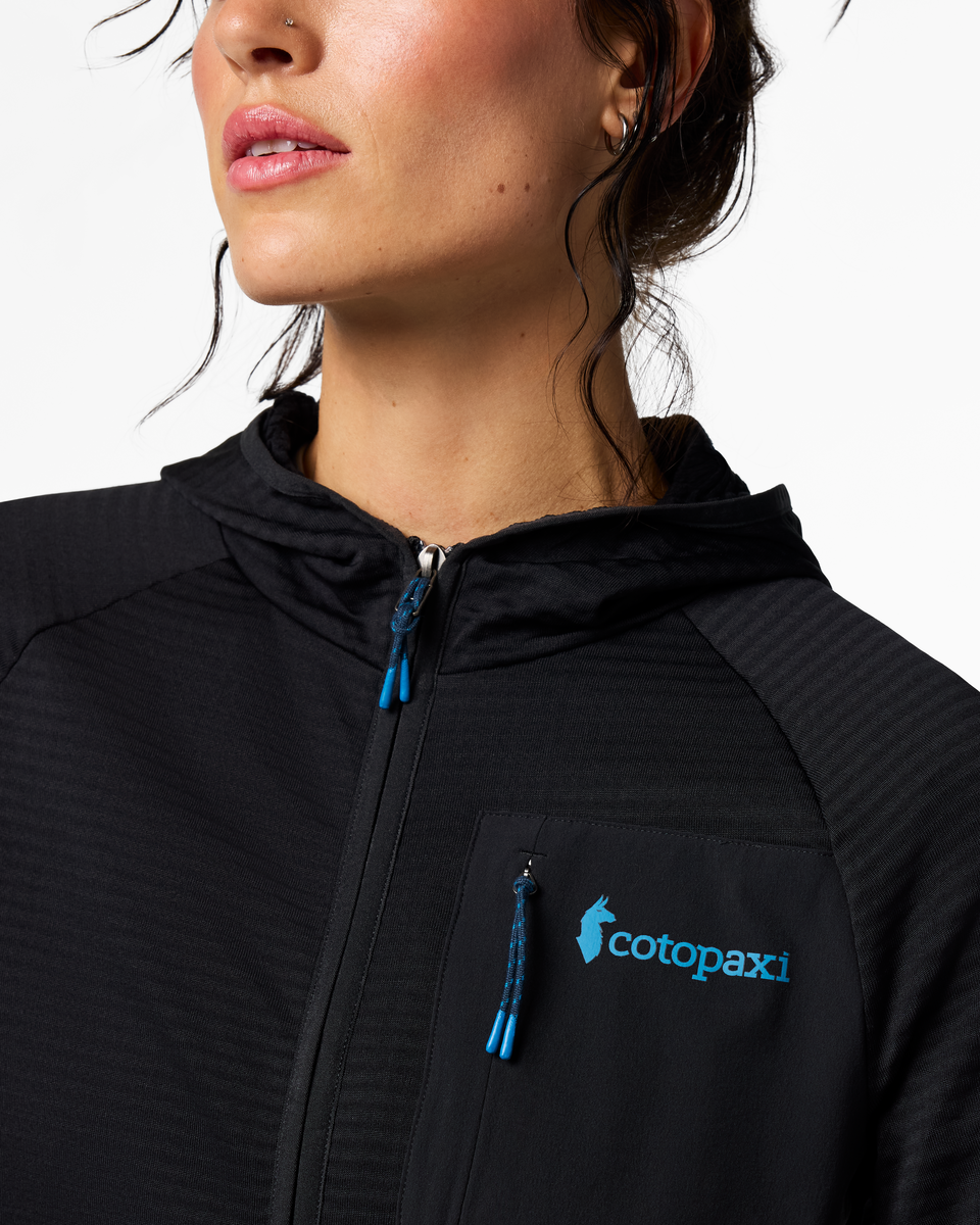 Otero Fleece Full-Zip Hooded Jacket - Women's - Cotopaxi Black - US 2995
