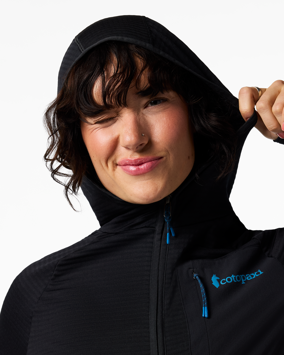Otero Fleece Full-Zip Hooded Jacket - Women's - Cotopaxi Black - US 2995