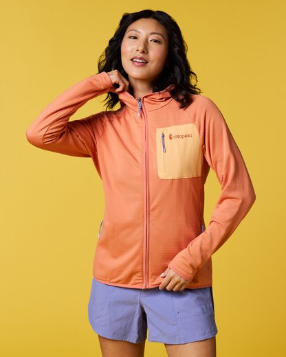 Otero Fleece Full-Zip Hooded Jacket - Women's - Grapefruit - US 2665