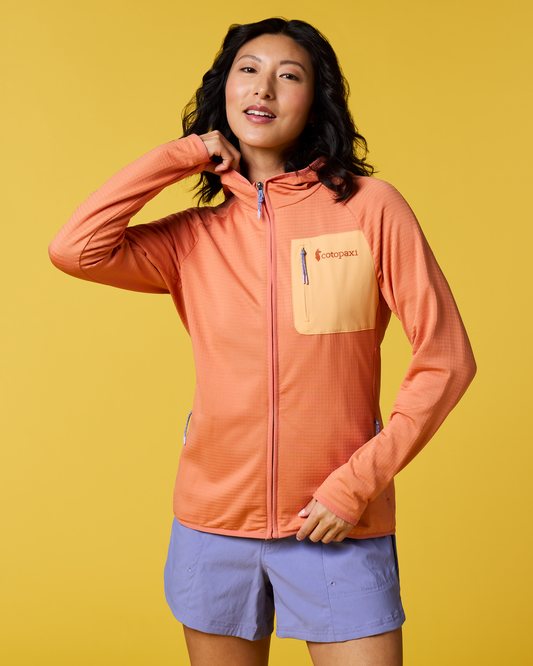 Otero Fleece Full-Zip Hooded Jacket - Women's - Grapefruit - US 2665