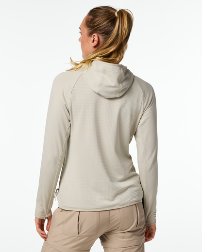 Otero Fleece Full-Zip Hooded Jacket - Women's - Mineral - US 7226