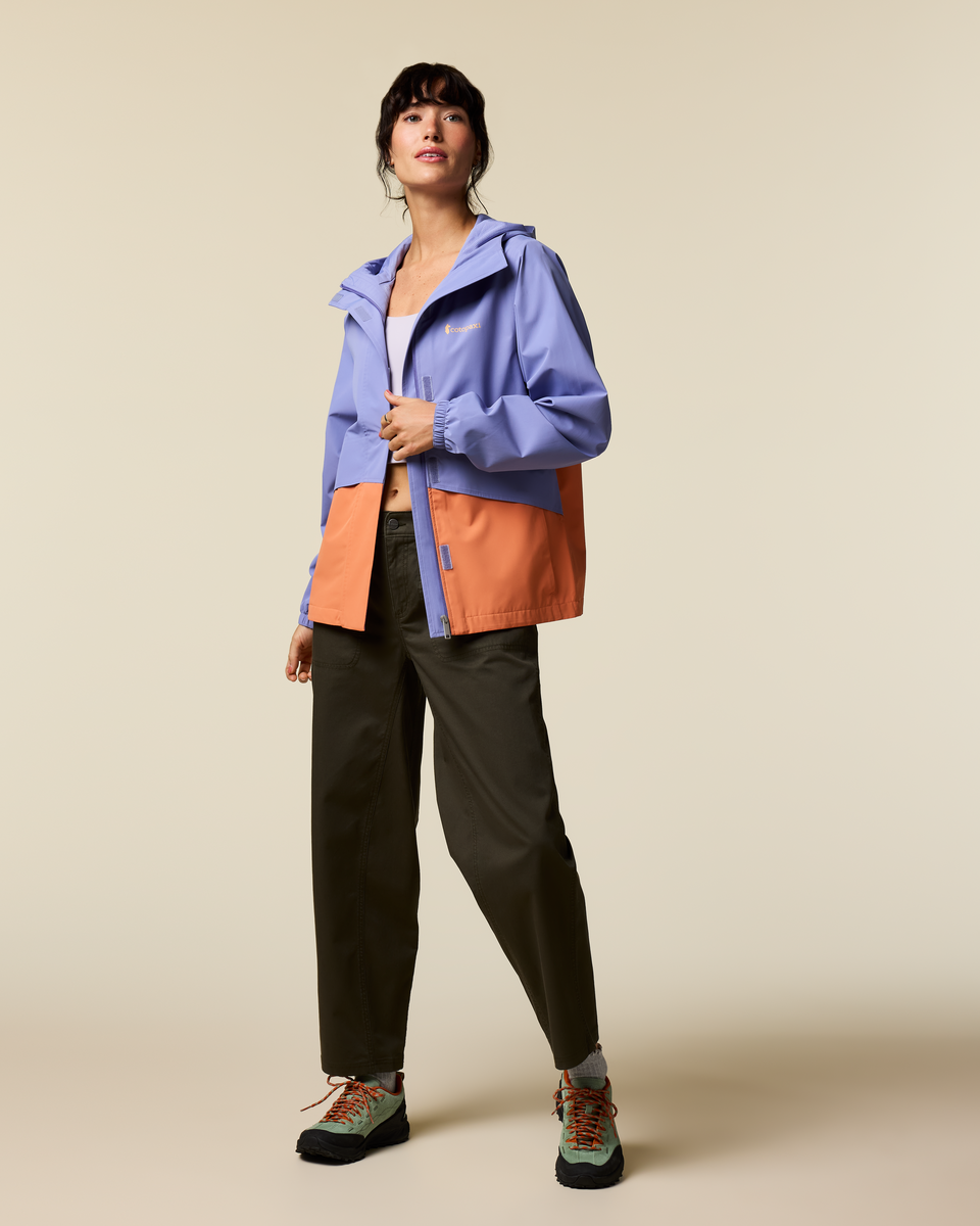 Rayu Rain Jacket - Women's - Aster/Grapefruit - US 9056