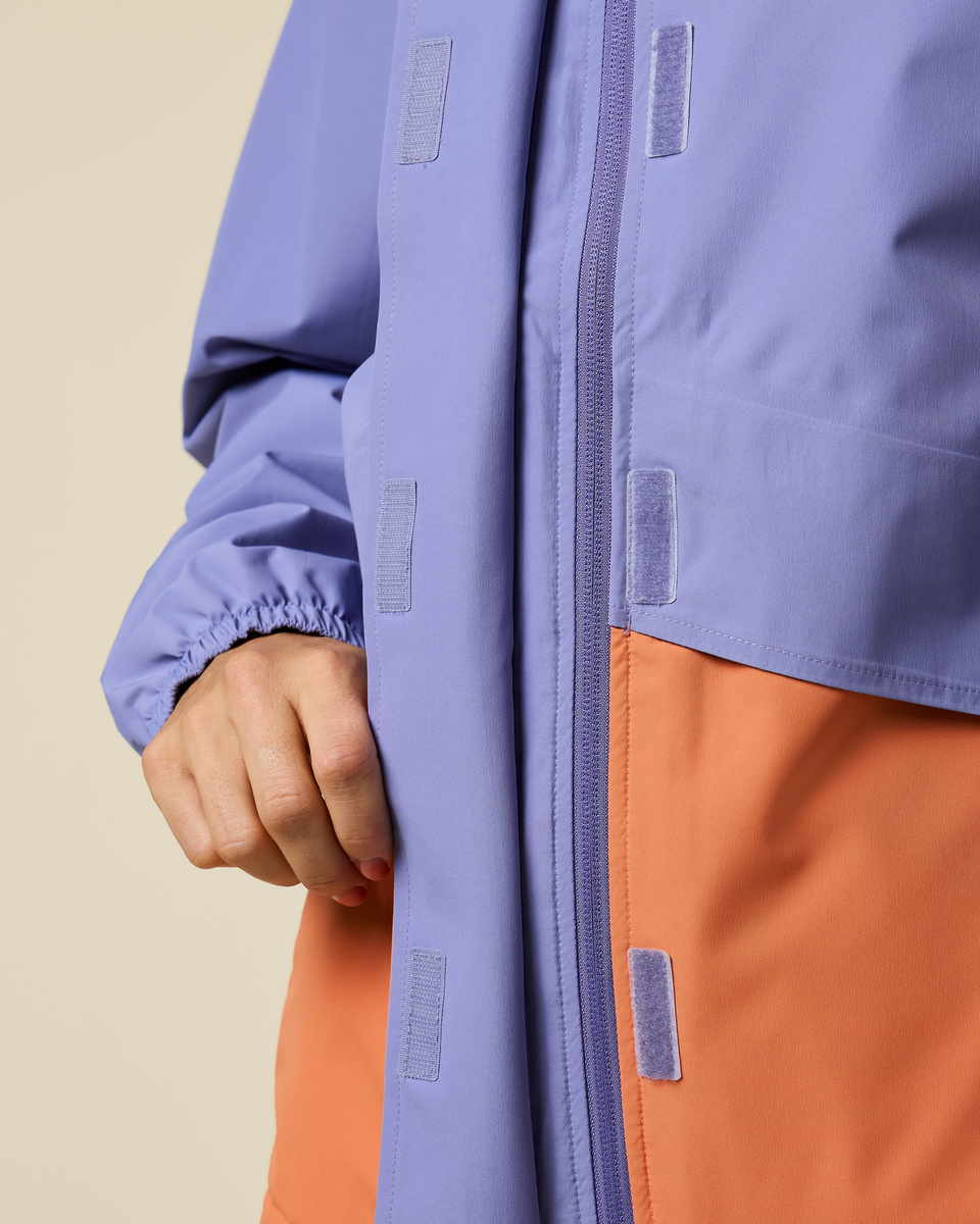 Rayu Rain Jacket - Women's - Aster/Grapefruit - US 9056