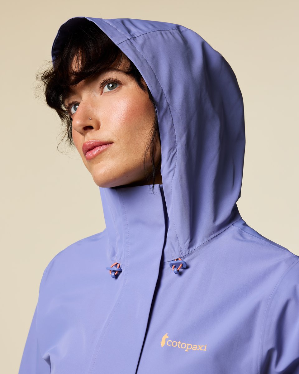 Rayu Rain Jacket - Women's - Aster/Grapefruit - US 9056