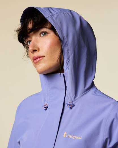 Rayu Rain Jacket - Women's - Aster/Grapefruit - US 9056