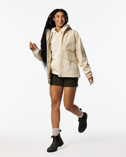 Rayu Rain Jacket - Women's - Cream - US 1962