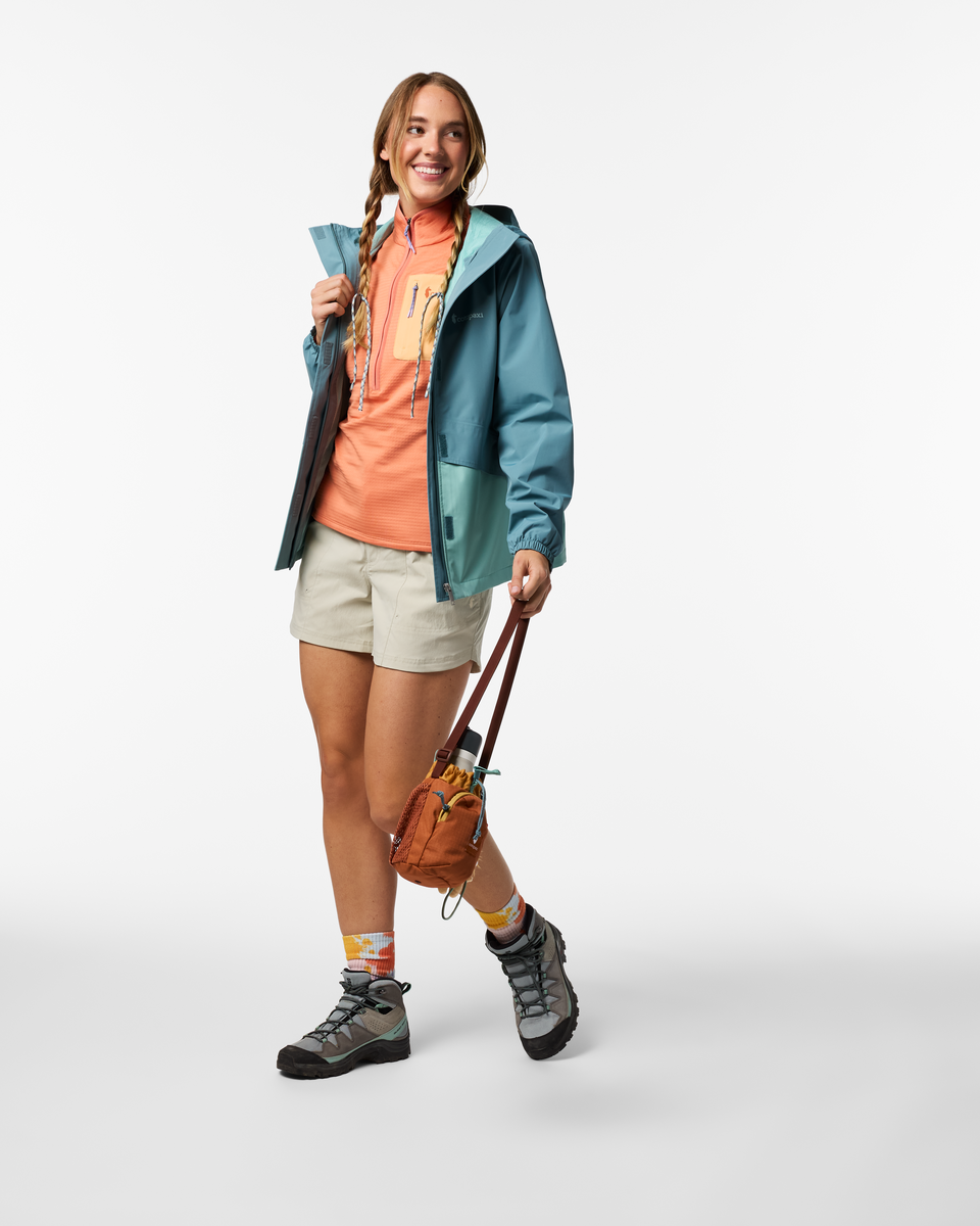 Rayu Rain Jacket - Women's - Everglade/Tide Pool - US 1424