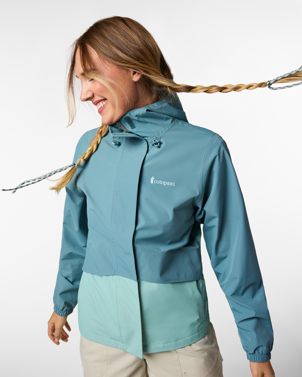 Rayu Rain Jacket - Women's - Everglade/Tide Pool - US 1424