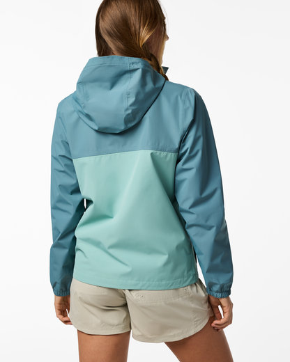 Rayu Rain Jacket - Women's - Everglade/Tide Pool - US 1424