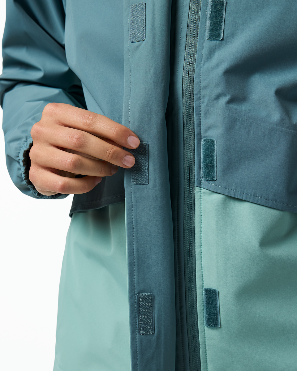 Rayu Rain Jacket - Women's - Everglade/Tide Pool - US 1424