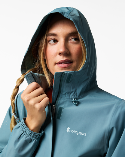 Rayu Rain Jacket - Women's - Everglade/Tide Pool - US 1424