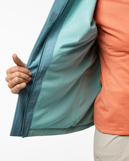Rayu Rain Jacket - Women's - Everglade/Tide Pool - US 1424
