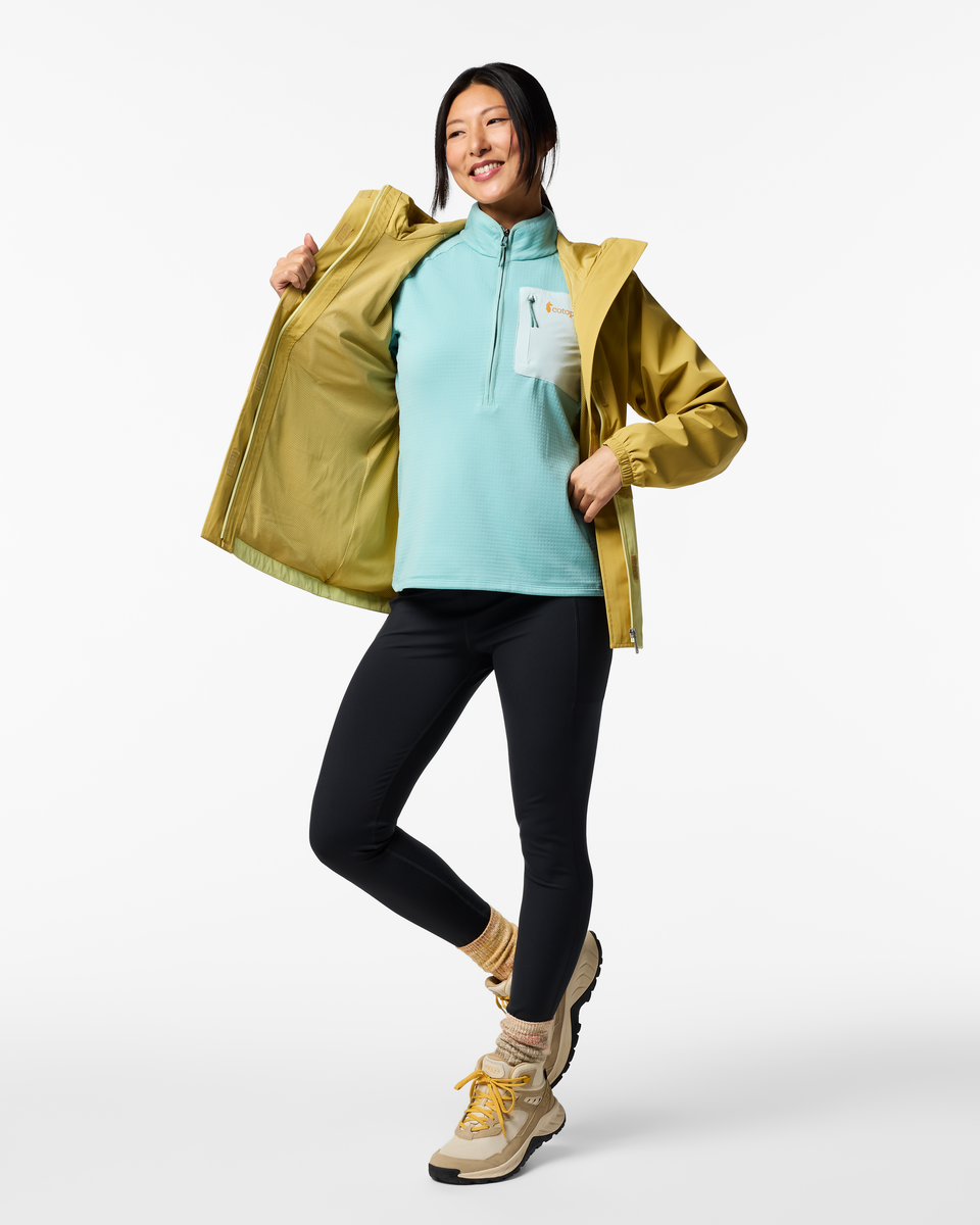 Rayu Rain Jacket - Women's - Husk/Honeydew - US 6163