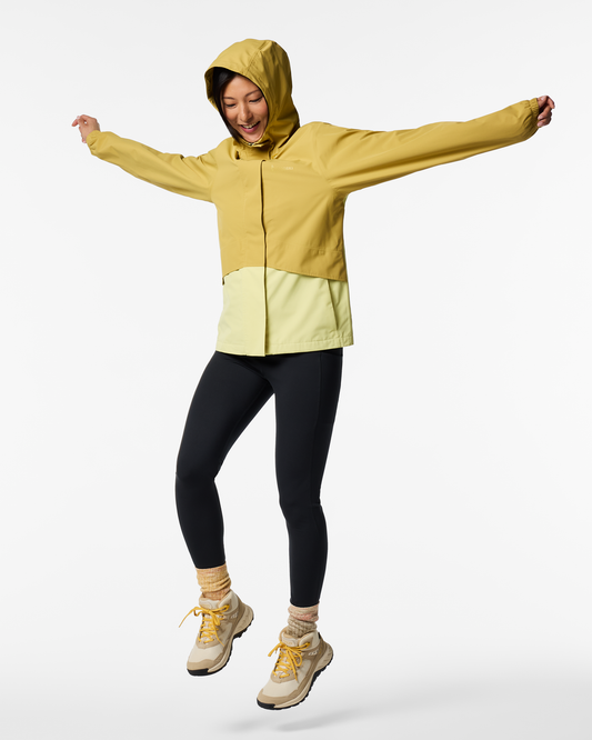 Rayu Rain Jacket - Women's - Husk/Honeydew - US 6163