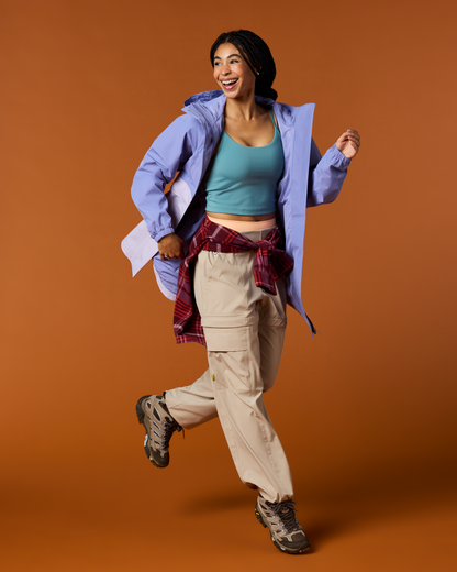 Rayu Rain Parka - Women's - Aster/Moonbeam - US 5914