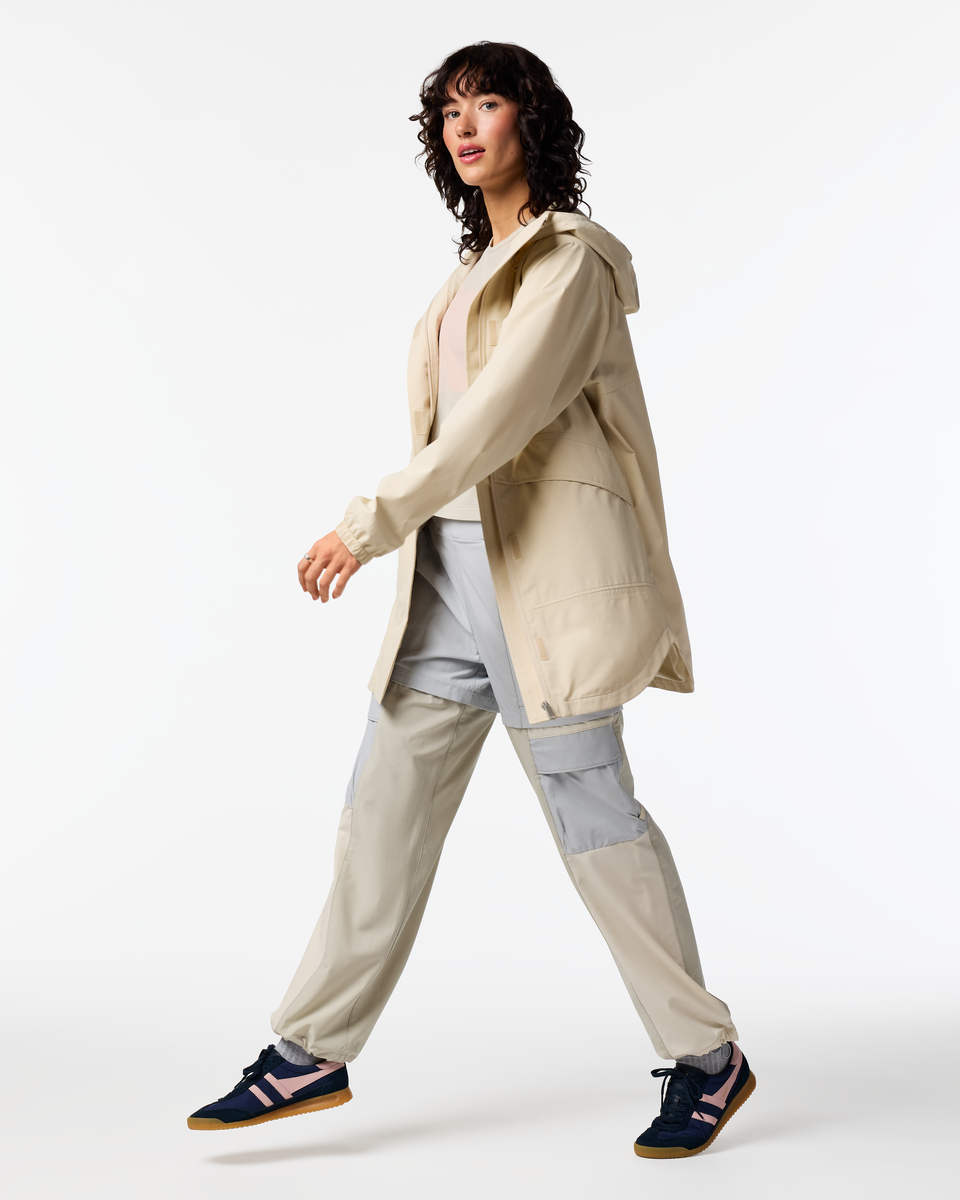 Rayu Rain Parka - Women's - Cream - US 2639