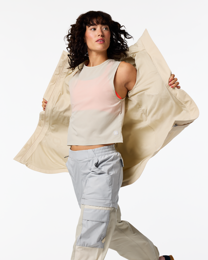 Rayu Rain Parka - Women's - Cream - US 2639