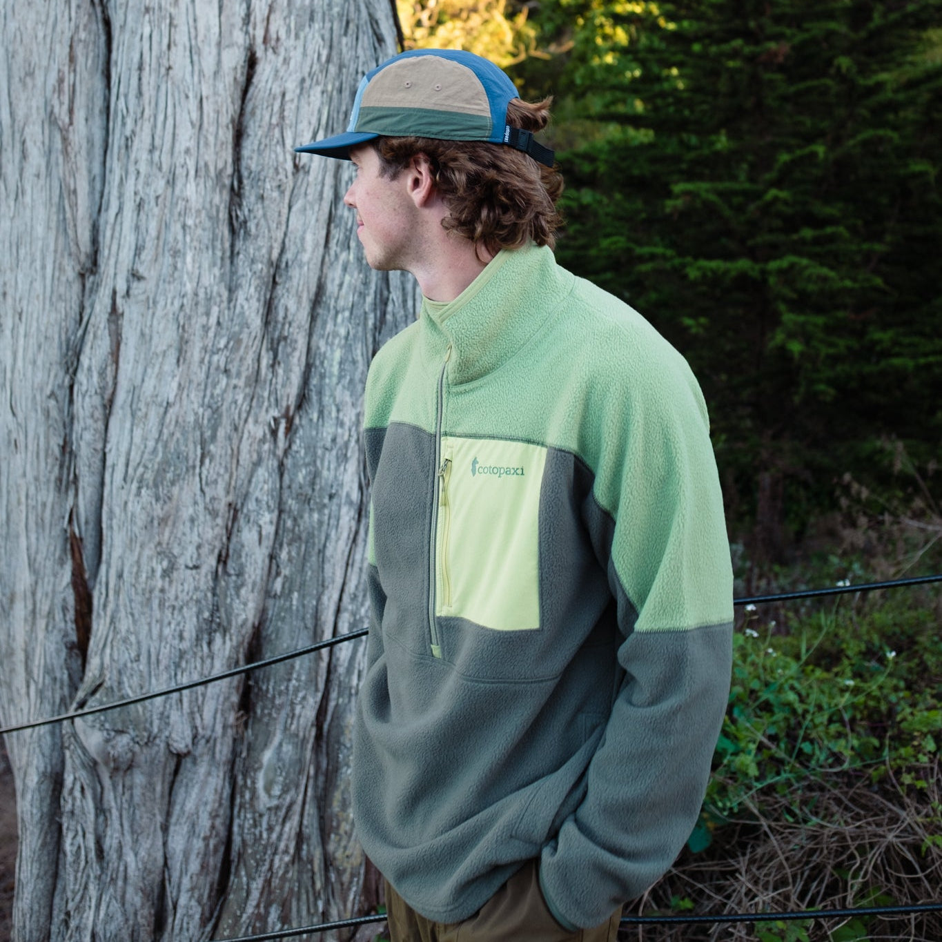 Abrazo Fleece Half-Zip Jacket - Men's - Stone/Dune - US 6893
