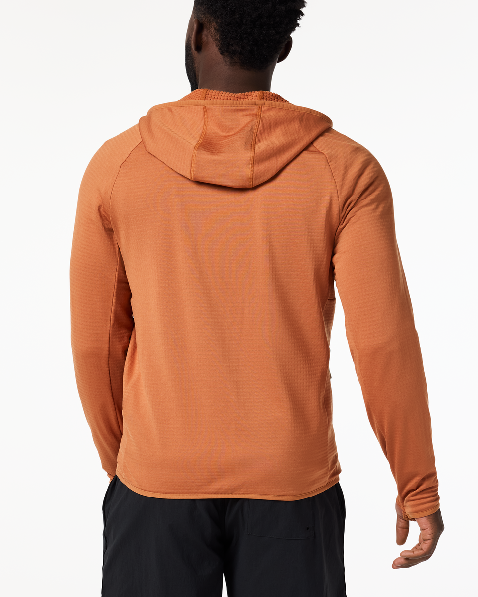Otero Fleece Full-Zip Hooded Jacket - Men's - Whiskey - US 4645