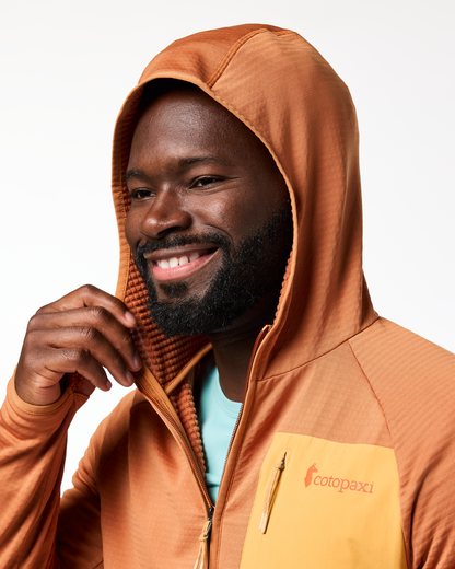 Otero Fleece Full-Zip Hooded Jacket - Men's - Whiskey - US 4645
