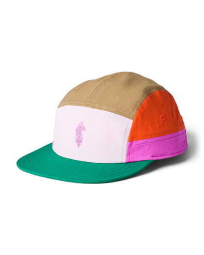 Cotopaxi X FP Movement Tech 5-Panel Hat - Powder Pink/Green Glow - US 1351