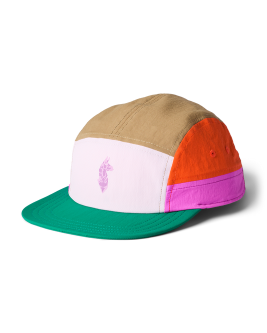 Cotopaxi X FP Movement Tech 5-Panel Hat - Powder Pink/Green Glow - US 1351