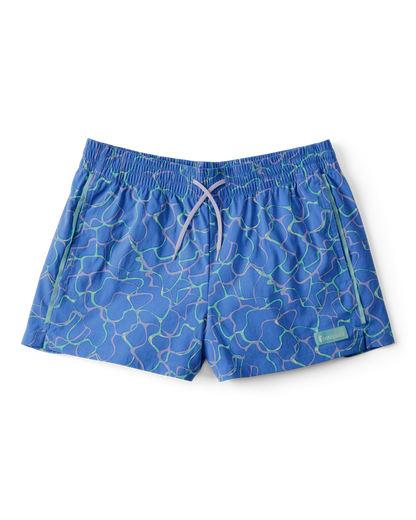 Brinco 3" Short - Print - Women's - Splash Azure - US 1754