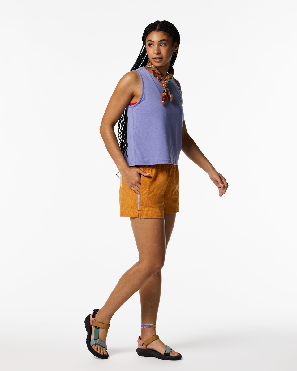 Brinco 3" Short - Print - Women's - Zen Garden Honeycomb - US 1113