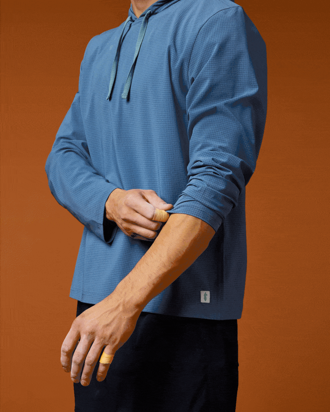 Pulso Tech Hoodie - Men's - Steel Blue - US 5699