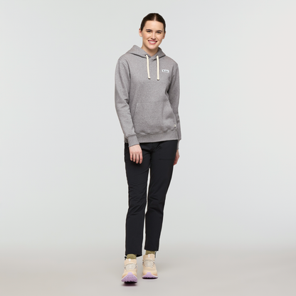 Llama Patch Pullover Hoodie - Women's - Heather Grey - US 4783