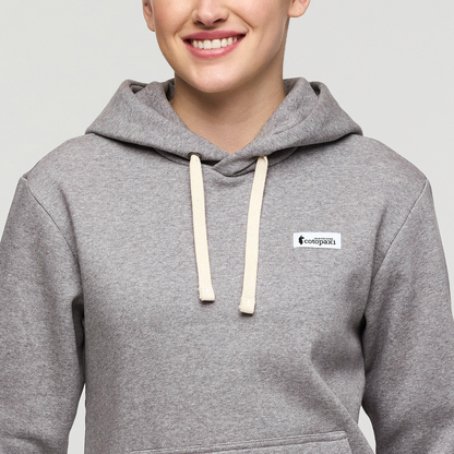 Llama Patch Pullover Hoodie - Women's - Heather Grey - US 4783