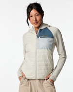 Acodo Hybrid Hooded Jacket - Women's - Chalk/Mineral - US 6496