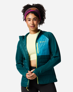 Acodo Hybrid Hooded Jacket - Women's - Deep Ocean - US 3867
