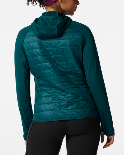 Acodo Hybrid Hooded Jacket - Women's - Deep Ocean - US 3867