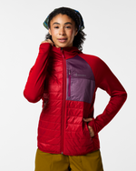 Acodo Hybrid Hooded Jacket - Women's - Spicy - US 7544