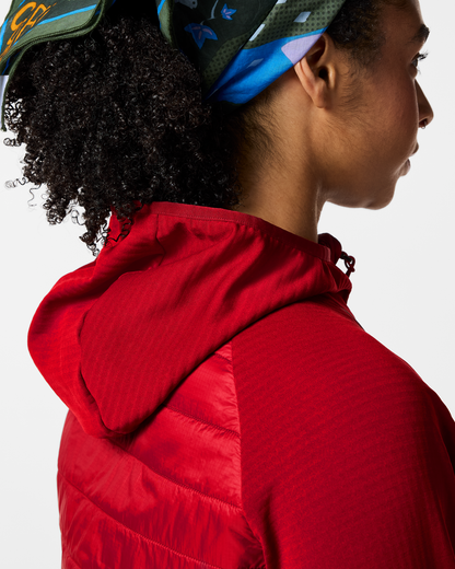 Acodo Hybrid Hooded Jacket - Women's - Spicy - US 7544