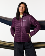 Acodo Insulated Hooded Jacket - Women's - Acai - US 4949