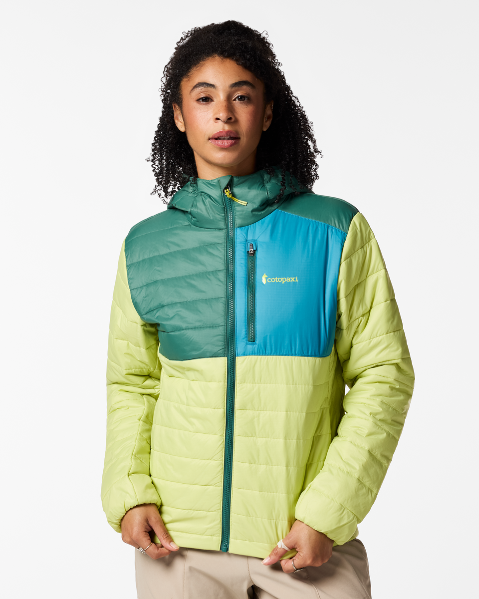 Acodo Insulated Hooded Jacket - Women's - Juniper/Firefly - US 7429