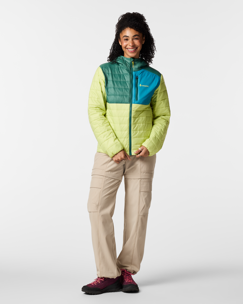 Acodo Insulated Hooded Jacket - Women's - Juniper/Firefly - US 7429