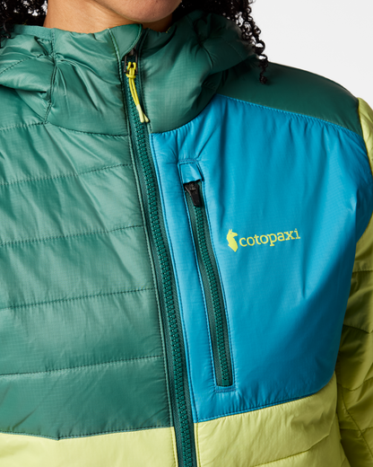 Acodo Insulated Hooded Jacket - Women's - Juniper/Firefly - US 7429