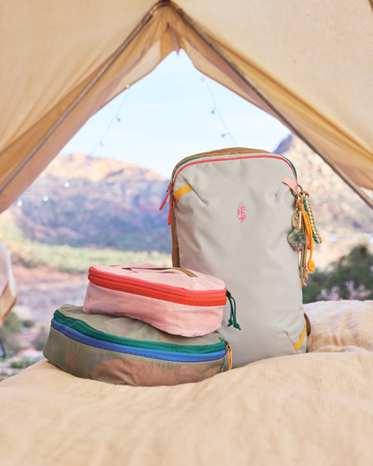 Cotopaxi X FP Movement Expandable Cubo Bundle - Powder Pink/Sterline Blue - US 7848