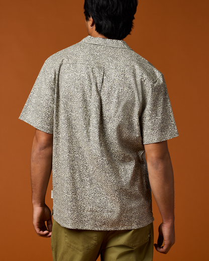 Afuera Button Up Shirt - Print - Men's - Cenotes Mineral - US 4622