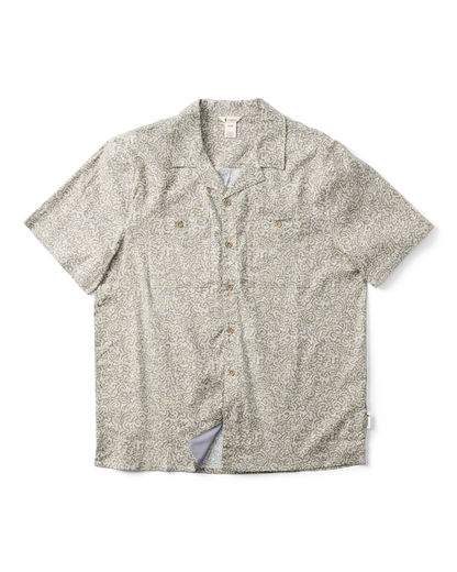 Afuera Button Up Shirt - Print - Men's - Cenotes Mineral - US 4622