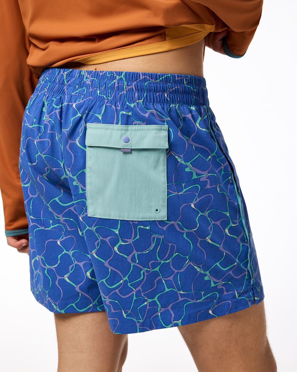 Brinco 5" Short - Print - Men's - Splash Azure - US 3921