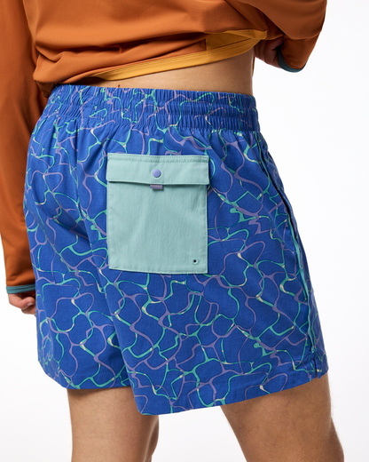 Brinco 5" Short - Print - Men's - Splash Azure - US 3921