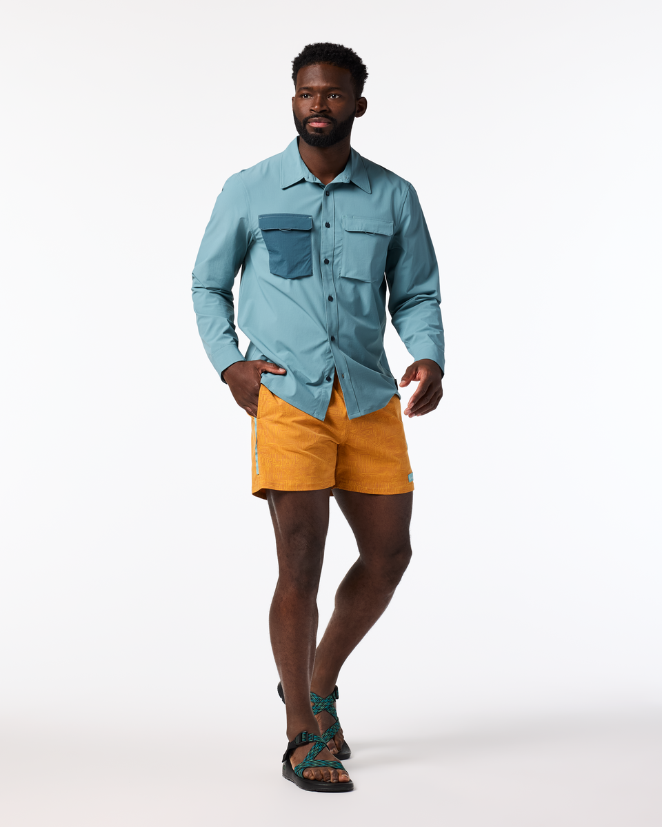 Brinco 5" Short - Print - Men's - Splash Azure - US 3921
