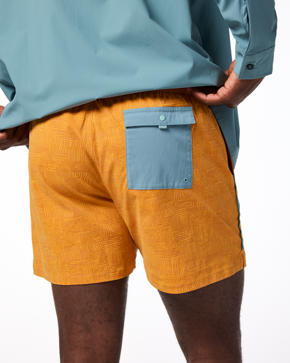 Brinco 5" Short - Print - Men's - Splash Azure - US 3921