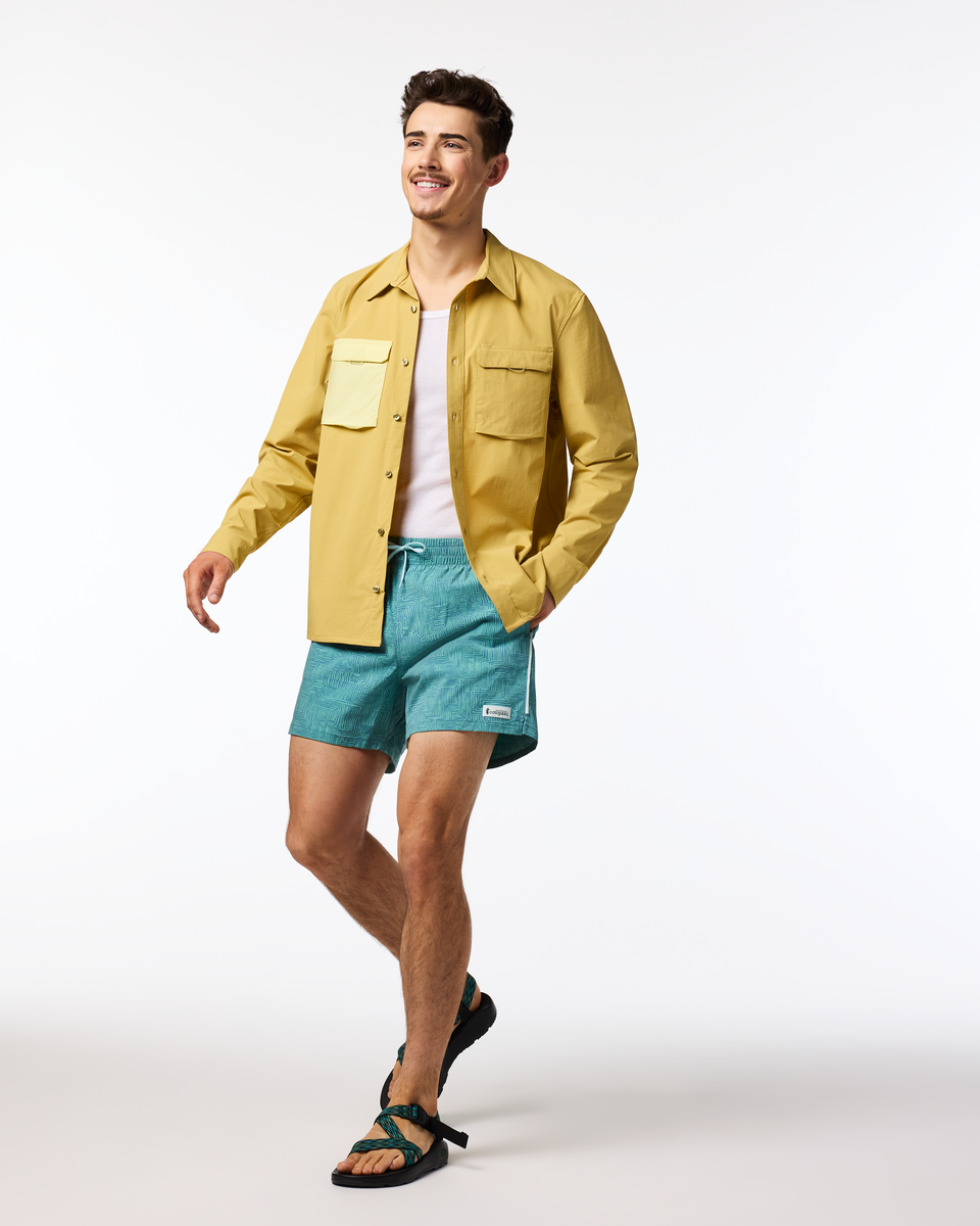 Brinco 5" Short - Print - Men's - Zen Garden Tide Pool - US 5529
