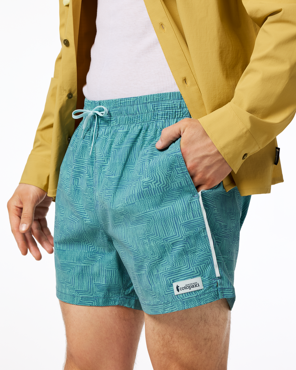 Brinco 5" Short - Print - Men's - Zen Garden Tide Pool - US 5529