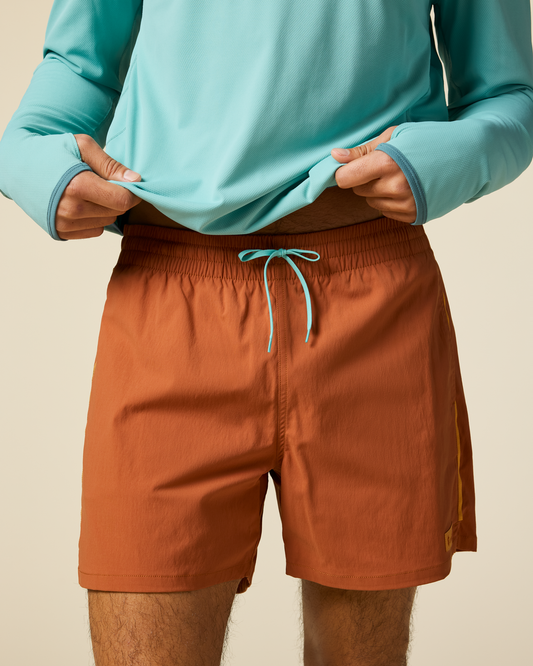 Brinco 5" Short - Solid - Men's - Whiskey - US 2977
